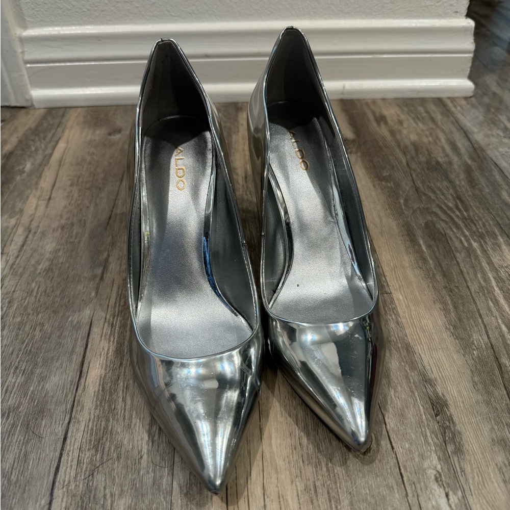 Silver heels
